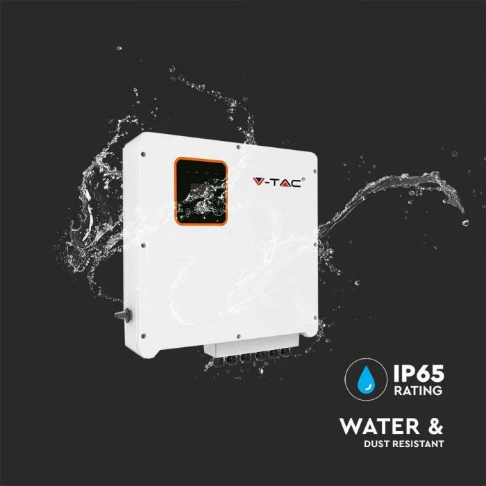 Invertor V-TAC 8kW On/Off Grid Hybrid, TRIFAZAT