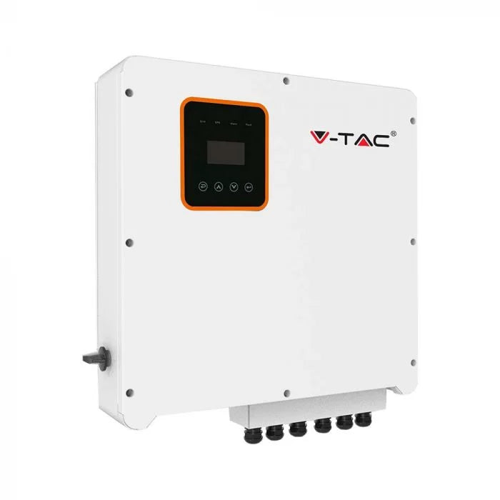 Invertor V-TAC 8kW On/Off Grid Hybrid, TRIFAZAT