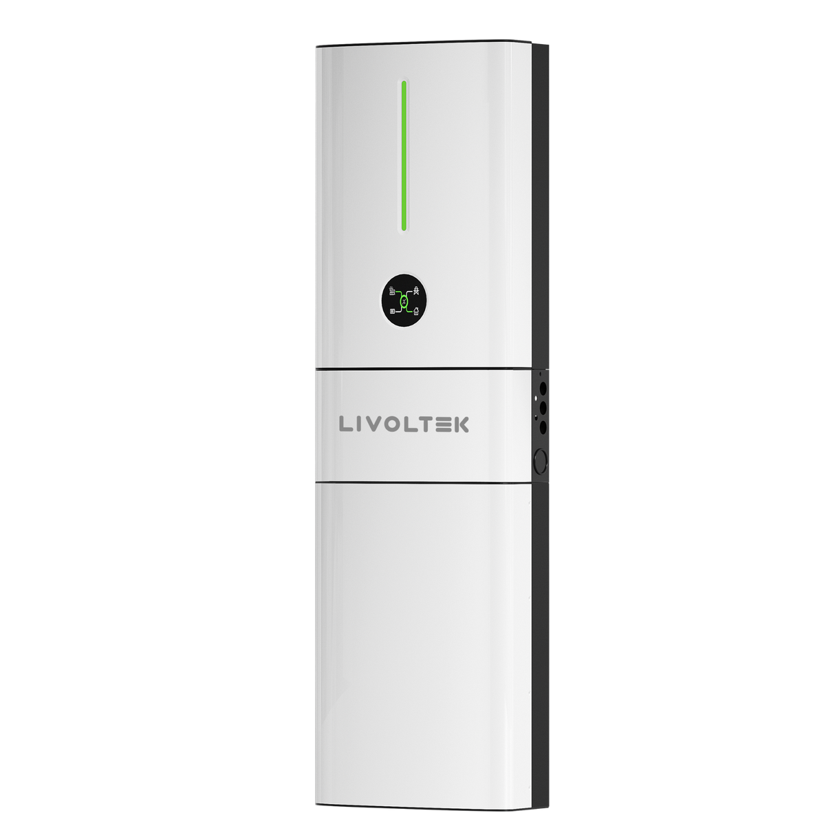 Sistem LIVOLTEK All-in-One, Invertor hibrid monofazic + Acumulatori Low-Voltage, iPower HES-6000, 6kW Putere + 10kWh Capacitate de Stocare, Grad de protectie IP21